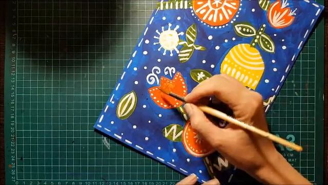 Как исправить рисунок, выполненный гуашью смотреть онлайн