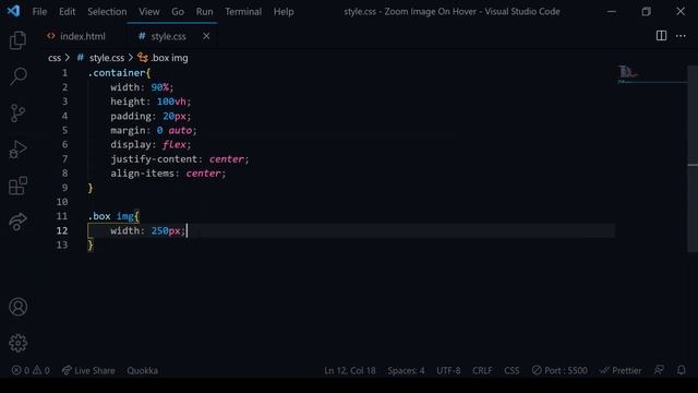 Zoom Hover Effect HTML + CSS 3 - Hindi смотреть онлайн