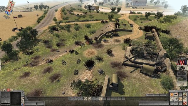 Men of War Assault Squad 2 USA Campaign "Overlord" US Army attack on German Defense WW2 RTS Gamepla смотреть онлайн