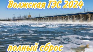 Полный сброс воды Волжской ГЭС 2024