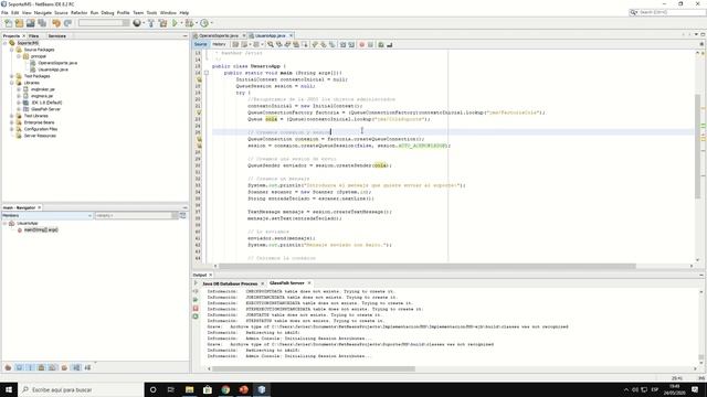 JMS (Java Message Service) - Ejemplo P2P смотреть онлайн