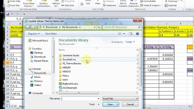 Excel Update Links Error ThermoTables смотреть онлайн