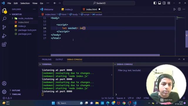 SocketIo Full Course | Part 1 смотреть онлайн
