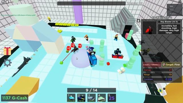 NEW TOWER DEFENSE GAME | Geometry Defense смотреть онлайн