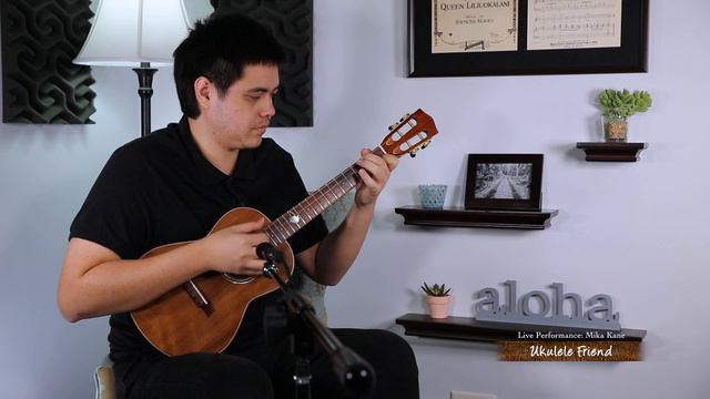 Mika Kane and Custom Kevin Mason 'Hybrid' Baritone Ukulele - (UKULELE FRIEND: Live Performance) смотреть онлайн
