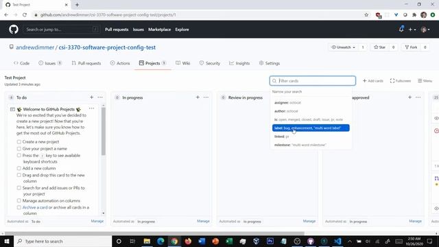 GitHub Crash Course: Projects and Milestones смотреть онлайн