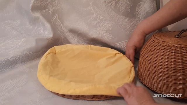 Хлебница овальная, в натуральном цвете. смотреть онлайн