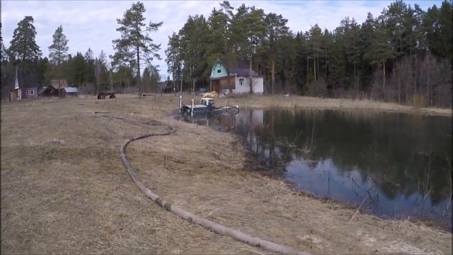 Очистка и углубление пруда 