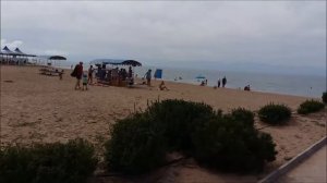 Vlog По дорожке на пляж пансионата Витязь, Иссык-Куль