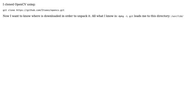 Ubuntu: git: where cloned remote repository is saved? смотреть онлайн