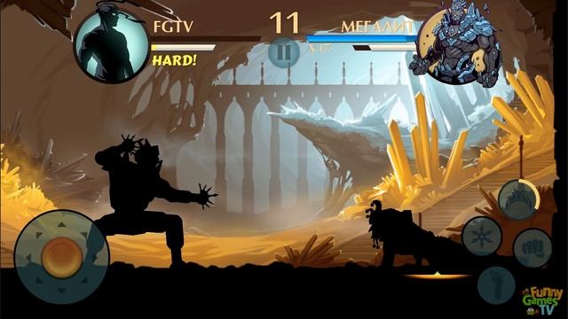 РОГАТЫЙ ДЕД МОРОЗ мультик для детей игра Shadow Fight 2 бой с тенью смотреть онлайн