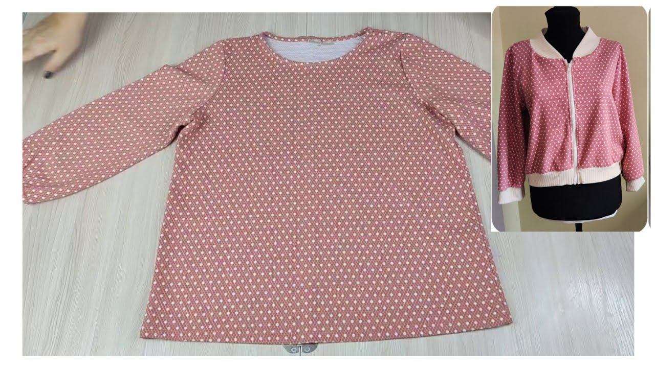 [DIY] Разрежьте кофту, которую вы не носите/ Переделка одежды смотреть онлайн