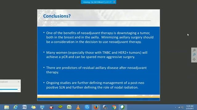 NCCN webinar Surgical Management of the Axilla in Early Stage Breast Cancer, Including SABCS Update смотреть онлайн