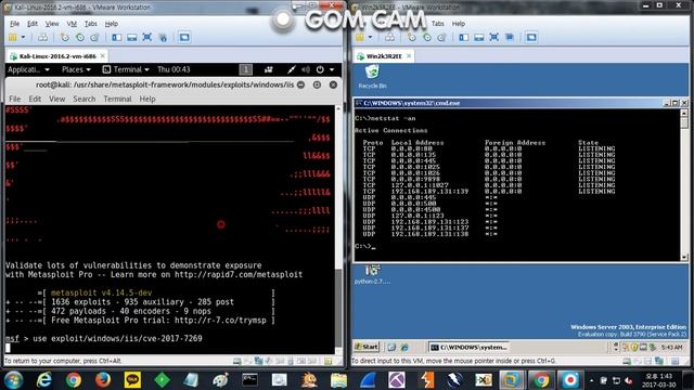 [CVE-2017-7269] IIS 6.0 WebDAV Vulnerability смотреть онлайн