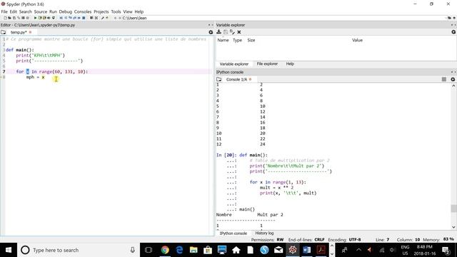 Python 3 - 6 Structure de Décision (for) смотреть онлайн