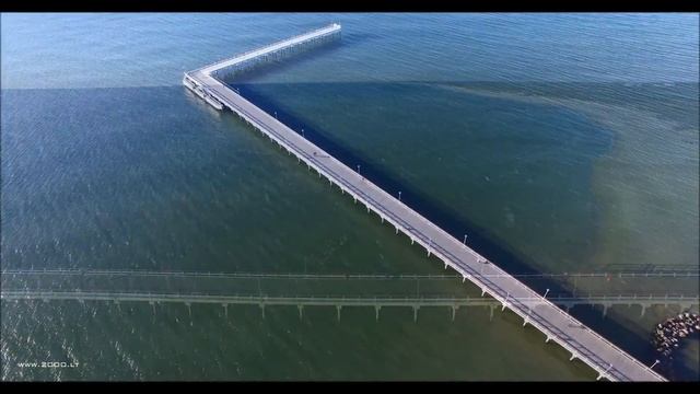 Palangos Tiltas :|: Aerial Landscape, Baltic Sea Coast, Palanga Bridge, Lithuania