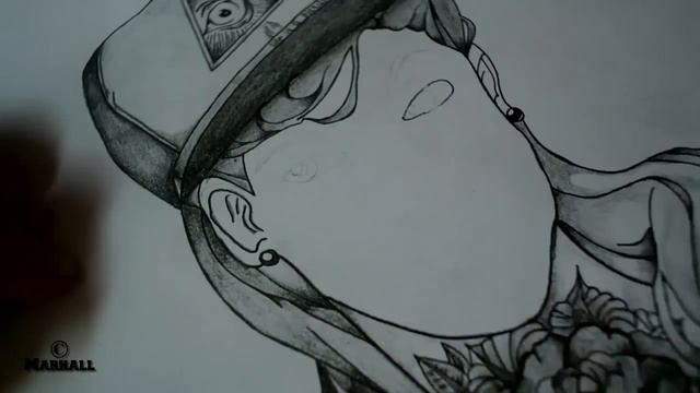 "Эскиз" Speed Art - Picture one girl (рисунок девушки) смотреть онлайн