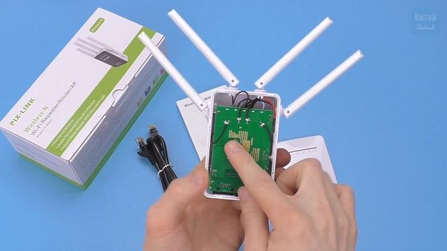 Обзор WI-FI репитер Pixlink 4 внешние антенны - тест усиления сигнала и скорости сети смотреть онлайн