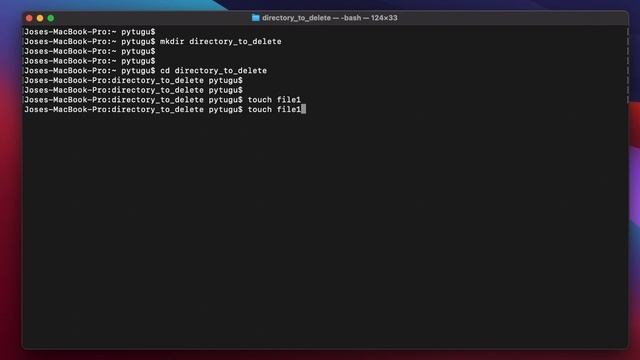 Mac OS Terminal - rmdir /rm смотреть онлайн