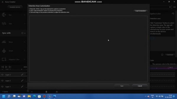 Adaptive lighting in ROG Strix Laptop using Asus Aura Creator tutorial.