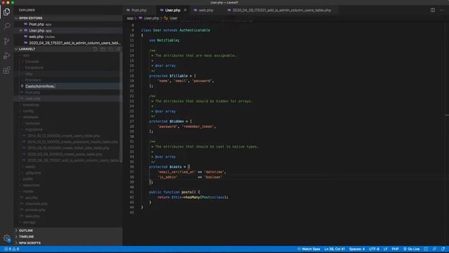 Laravel 7 - Nouveautés #3 Custom Eloquent Casts смотреть онлайн