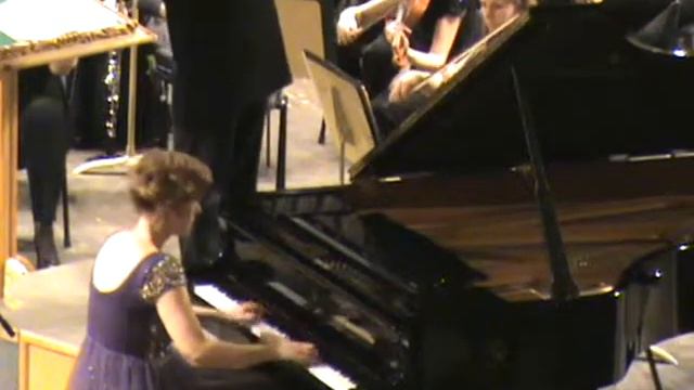 Edvard Grieg Piano Concerto 1 movement.  Yaroslavl Symphony Orchestra, soloist Natalia Van Genderen