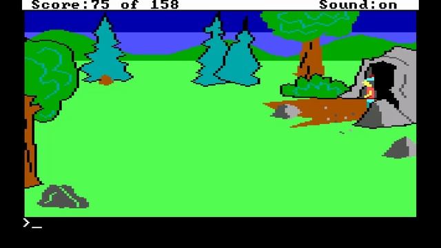 KING'S QUEST I: Quest for the Crown (1987 - MS-DOS) Full Game Playthrough / Walkthrough смотреть онлайн