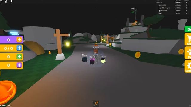 ИГРАЮ С ДРУГОМ В РОБЛОКС СИМУЛЯТОР ЛАЗЕРНОГО КАЧКА! смотреть онлайн