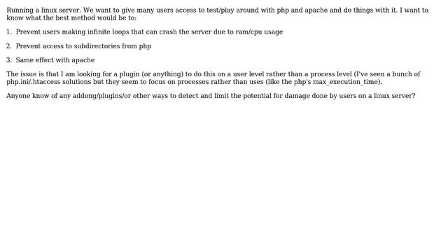 DevOps & SysAdmins: Safely granting users apache/php access? смотреть онлайн