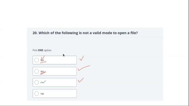 python Interview Que 20: Invalid mode in file handling смотреть онлайн