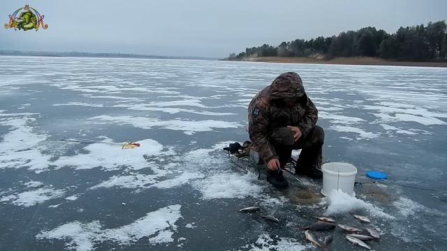 Зимняя рыбалка. Ловля плотвы над и подо льдом. смотреть онлайн