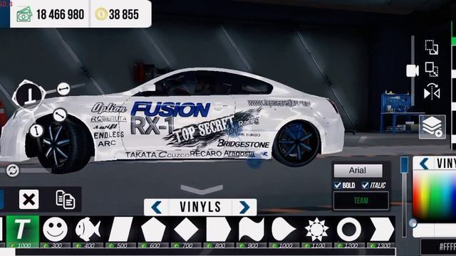 Как сделать винил TOP SECRET на Infinity в #carparkingmultiplayer