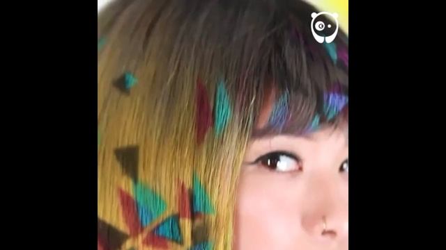 Трафаретное окрашивание волос смотреть онлайн