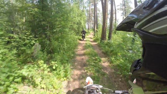 Покатушки на IRBIS TTR-250 и Honda XR- 250 Baja смотреть онлайн