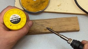 как паять разъем ec5