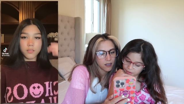 7 YEAR OLD REACTS TO SISTER'S TIK TOKS!! **EXPOSED** | Familia Diamond смотреть онлайн