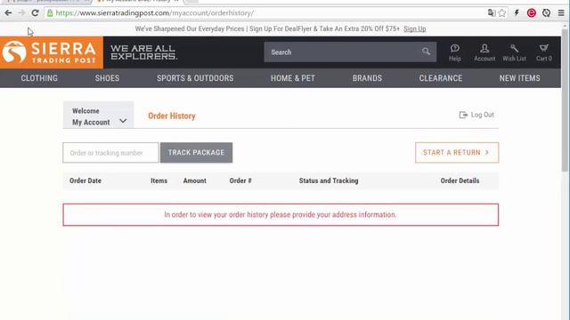 #6.2 Регистрируемся в интернет-магазине SierraTradingPost смотреть онлайн