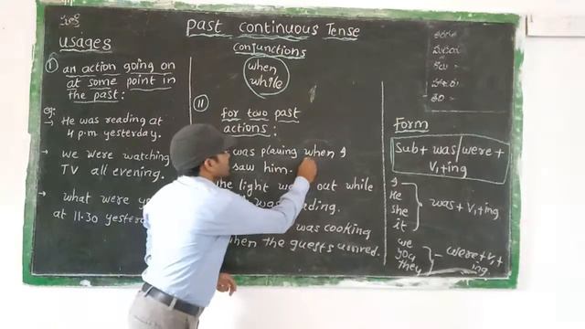 The Past Continuous (progressive ) Tense смотреть онлайн