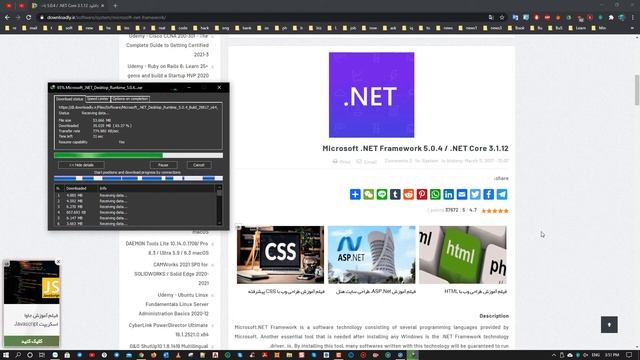 How To Download And Install Microsoft .NET Framework 5.0.4 / .NET Core 3.1.12