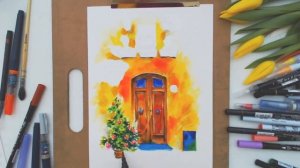 Как рисовать акварельными маркерами и зачем они нужны / Вебинар
