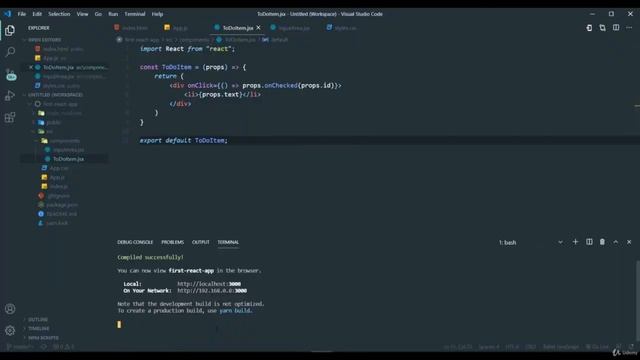 22. Generating a production build | React 2022 смотреть онлайн