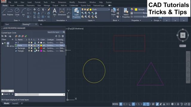 Layer Tools Autocad, Layer Freeze, Layer OFF, Layer Lock,Layer Isolate, Layer Delete, Layer Merge смотреть онлайн