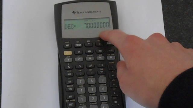 TI BA II Plus: Change The Number of Decimal Places смотреть онлайн
