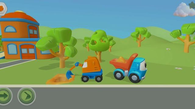 Машина Лева. Детский мультик/Развивающая детская игра.