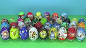 36 яиц с сюрпризами/ сюрприз/ распаковка