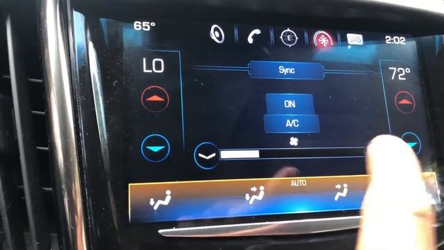 Cadilac ATS - Climate control system controls overview смотреть онлайн