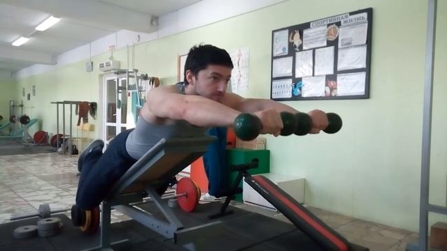 Как накачать плечи и трицепс.Тренировка плеч и трицепса