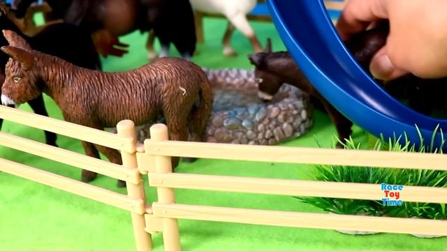 Fun Barn Set and Farmyard Animal Figurines смотреть онлайн