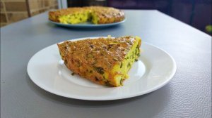 Большой ТВОРОЖНЫЙ сырник с зеленым луком  Рецепт понравится всем