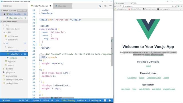 Quick Tip - How To Split A Vue.js Component Into Three Files смотреть онлайн